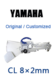 Alimentador de cinta con mango azul Yamaha CL 8 × 2 mm para componente 0402
