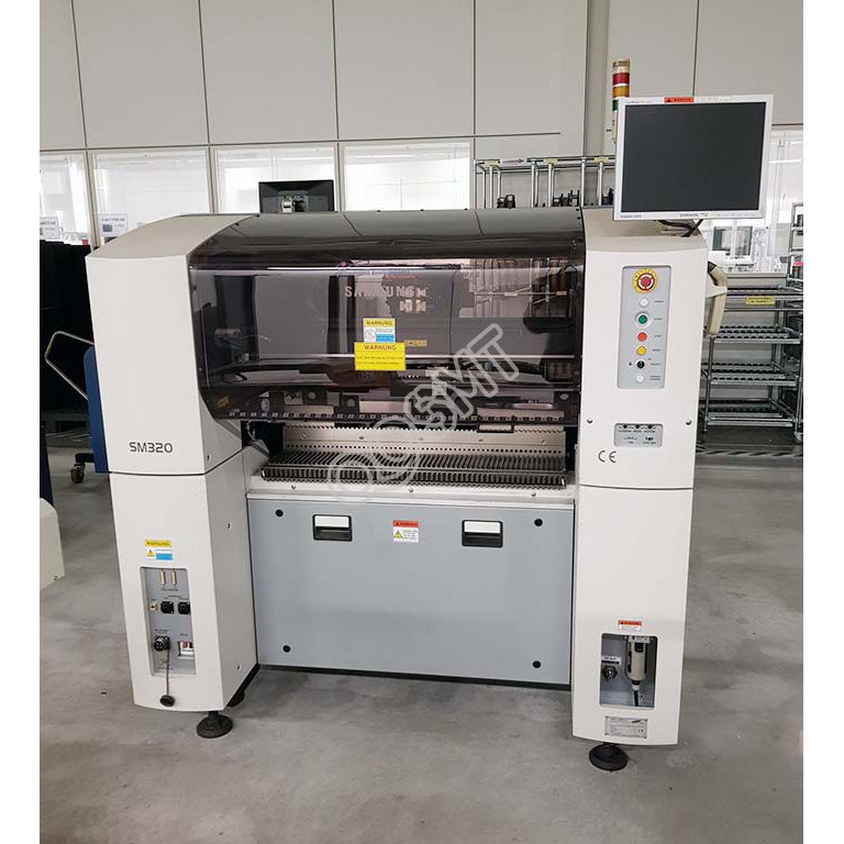 Samsung SM320 Alma ve Yerleştirme Makinesi SMT Chip Mounter