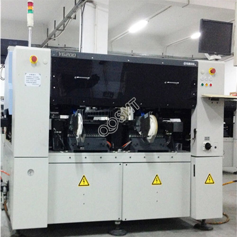 Yamaha YG200 çip montajcı SMT Kullanılmış Alma ve Yerleştirme Makinesi 