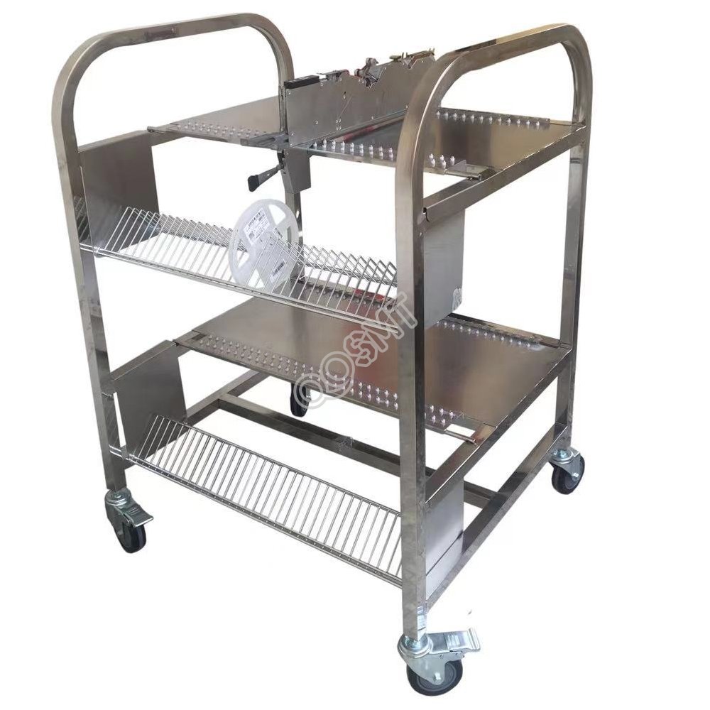Panasonic NPM Stainless Steel Feeder Cart, Feeder Storage Cart , Feeder Trolley