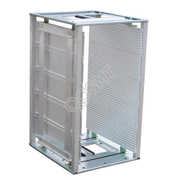 Aluminum alloy smt upper and lower plate machine anti-static material rack pcb upper and lower plate machine turnover rack