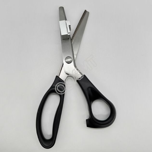 SMT Positioning Splicing Scissors V-Serrated Splicing Scissors Black SMD Carrier Tape Scissors