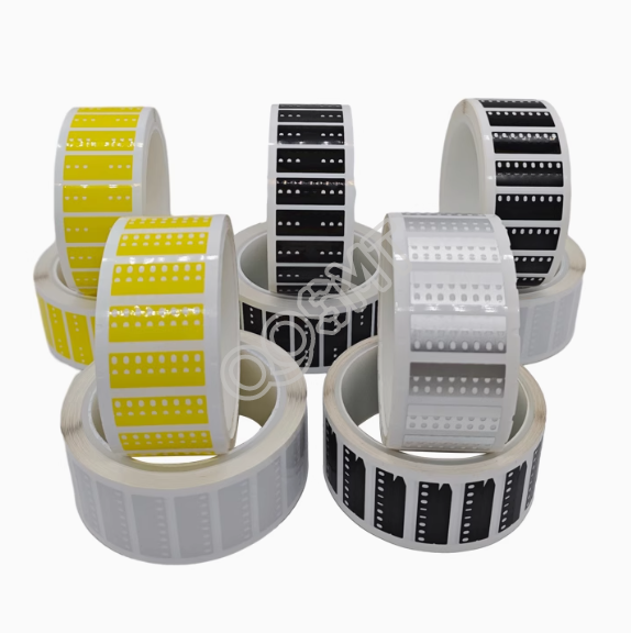 SMT automatic splicing tape automatic splicing machine special splicing sheet yellow black silver aluminum foil anti-static punching 8mm
